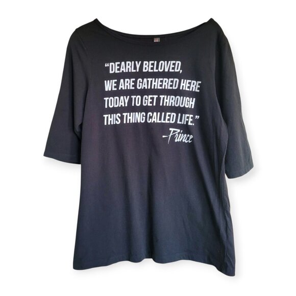 Prince 'Let's Go Crazy' Black Band Tee - Size L - Picture 7 of 7